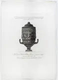 Vaso antico di marmo adornato di finissimi intagli ed arabeschi by Giovanni Battista Piranesi, Etching, offered Nov 2024