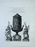 Due urne cinerarie by Giovanni Battista Piranesi, Etching, offered Nov 2024