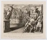 Tommaso De Vivo, Uccisione dell’imperatore costante | Pacuvio scongiura il suo figlio a non uccidere Annibale | La statua di Verre viene rovesciata, Lot of three prints. Etching