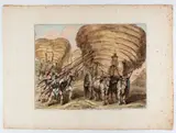 Bartolomeo Pinelli, Carri di Fieno, trasportati dalla campagna in Roma, per riporla nei Fienili, nel mese di Giugno, 1821, Etching