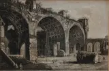 Bartolomeo Pinelli, Veduta generale del Gran Tempio della Pace, Etching