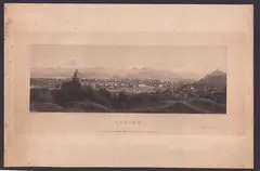 Friedrich Salathé, Turin, after Carlo Bossoli. Aquatint