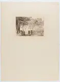 Orphée entrainant Eurydike by Jean-Baptiste Camille Corot, Cliché-verre, offered Nov 2024