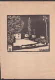 Giovanni Giacometti, The night, 1921, Woodcut