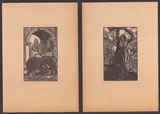 Antonello Moroni, Lot of two woodcuts, Woodcut