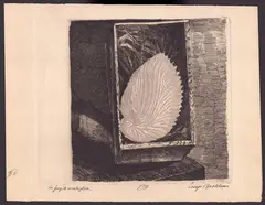 The fragile shell by Luigi Bartolini, 1936, Etching, offered Nov 2024