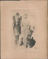 Untitled by Karl Ritter, Drypoint, offered Nov 2024