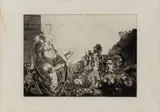 Jean-Pierre Velly, Eau de Cologne "Ma joie", Drypoint and etching