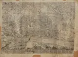 Ottavio Ballada, Map of the city of Pavia, 1654, Engraving and etching