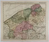 Nicolaes Visscher, Flandriae comitatus pars septentrionalis, comprehendens Franconatum Brugensem et ejusdem subjacentia territoria, 1702, Etching and engraving