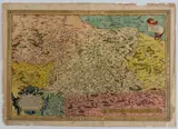 Abraham Ortelius, Saxoniae, Misniae, Thuringiae, Nova Exactissima que Descriptio, Etching and engraving