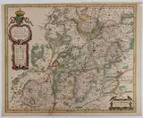 Willem Janszoon Blaeu, Ducatus Silesiae Glogani Vera Delineatio, 1640, Etching and engraving