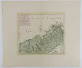 Isaak Tirion, Kaart van de landengte van Panama, 1745, Etching and engraving