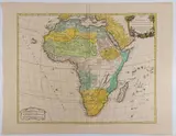 Robert de Vaugondy, L'Afrique dressée sur les relations les plus récentes, 1756, Engraving and etching