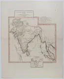 Jean Baptiste d'Anville, Ad Antiquam Indiae Geographiam Tabula, 1765, Etching and engraving
