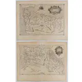 Gerardus Mercator, Africa Table I and Table III, Etching and engraving