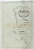 Jacques Nicolas Bellin, Carte Reduite Des Costes D'Espagne et de Portugal, 1751, Nautical chart of the coasts of Spain and Portugal. Etching and engraving