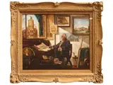 Curt Echtermeyer, The architect, oil on canvas