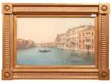 Emanuele Brugnoli, Venice, Grand Canal, watercolor on paper
