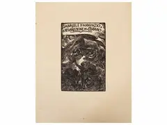Adolfo de Carolis, Gabriele D'Annunzio The resurrection of the centaur, woodcut