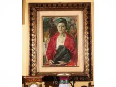 Portrait of a lady by Mario Bucci, oil on canvas, offered Sep 2026