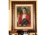 Mario Bucci, Portrait of a lady, oil on canvas