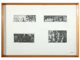 Enrico Ricci, Gloria - Racconto - Circo 1946, four etchings