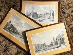 Antonio Visentini, Views of Venice, six engravings taken from the series engraved by Visentini