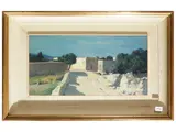 Mario Lisa, Trapani 1963, oil on panel