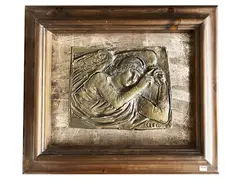 Emilio Greco, Angel, metal bas-relief