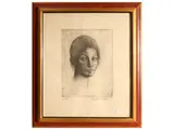 Marcello Tommasi, Portrait - Nude, an engraving and a lithograph
