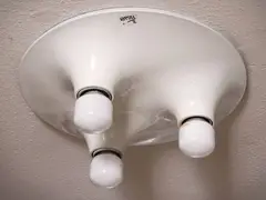Triteti ceiling light, Artemide by Vico Magistretti, in white plastic material, offered Jul 2026