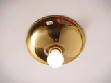 Pair of Teti ceiling lights, Artemide by Vico Magistretti, golden, offered Jul 2026