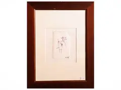 Study by Orfeo Tamburi, marker on paper, offered Jul 2026