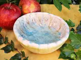 Glazed ceramic bowl by Guido Gambone, painted in shades of blue, offered Jul 2026