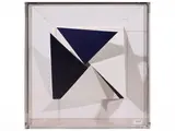 Hércules Barsotti, Untitled (Blue and White) (1965)