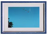John Baldessari, Two compositions, from Throwing three balls in the air to get a straight line 1973, two offset lithographs