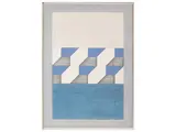 Carlo Desireau, Composition, acrylic on canvas