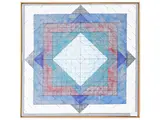 Carlo Desireau, Struttura 03/12, acrylic on canvas