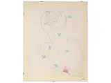 Lindsay Kemp, Figure, mixed media on paper