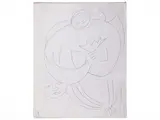 Lindsay Kemp, Drawings notebook, contains collection of four mixed media studies