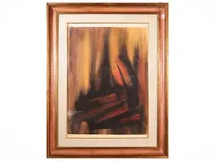 Terry Haass, Abstract, mixed media on paper