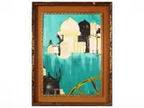 Remo Brindisi, View of San Giorgio, oil on canvas