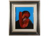 Alfio Rapisardi, Male figure, oil on canvas