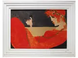 Salvatore Fiume, Classic figure, silkscreen on copper foil