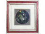 Fausto Maria Liberatore, L'Atelier, oil on canvas cardboard