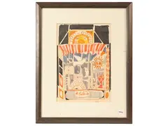 Mario Calandri, Tiro al colombo, marker on paper