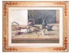 Still life by Enzo Faraoni, oil on canvas, offered Jul 2026