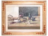 Enzo Faraoni, Still life, oil on canvas