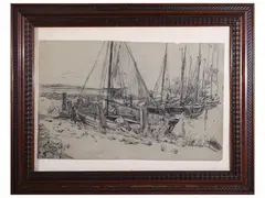 Ulvi Liegi, Marina, ink on paper